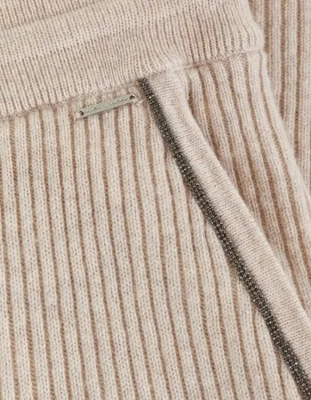 Кашмирен панталон беж QUIET MOTION