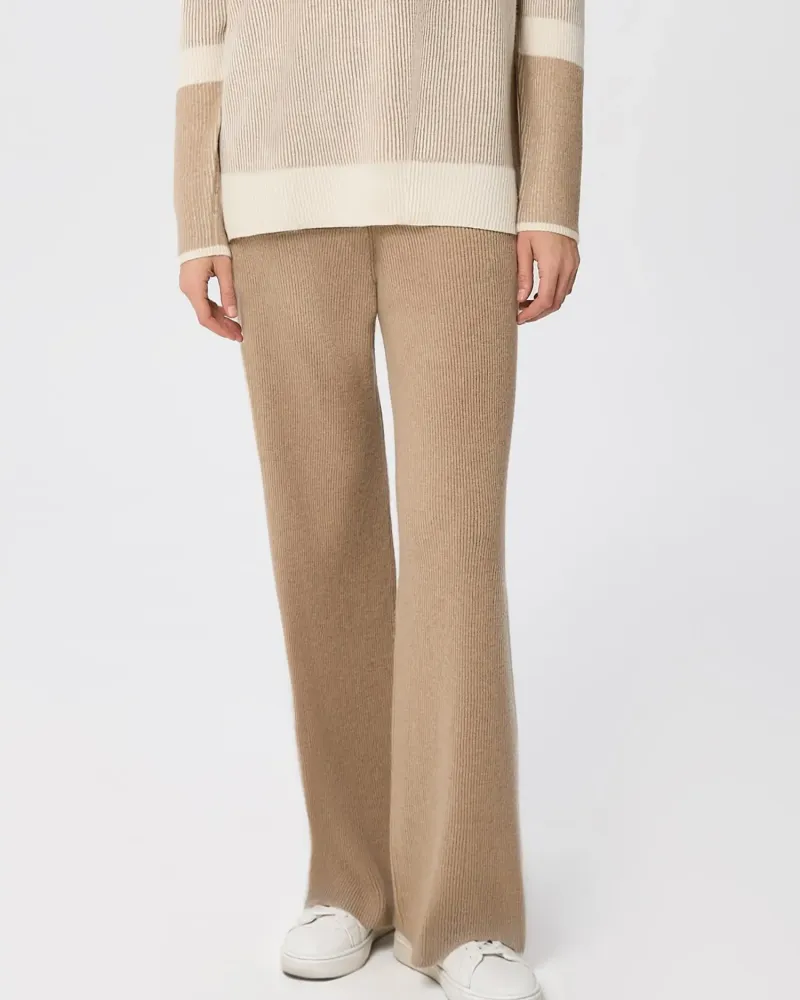 Кашмирен панталон RIBBED RHYTHM