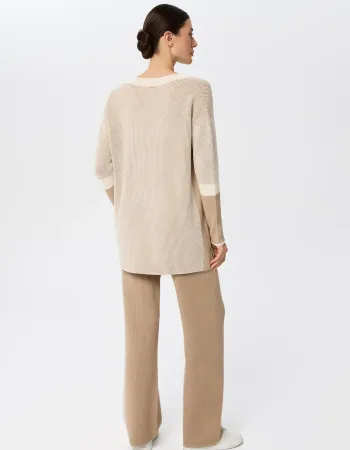 Кашмирен панталон RIBBED RHYTHM