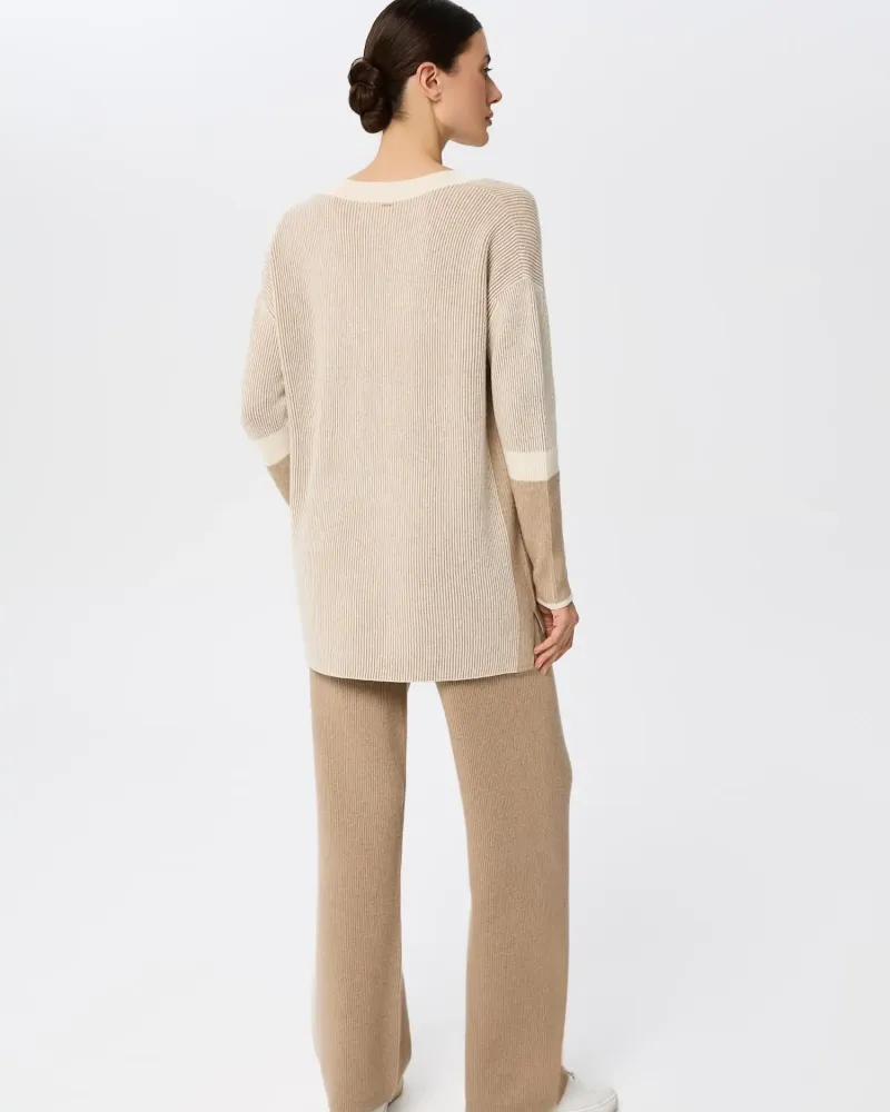 Кашмирен панталон RIBBED RHYTHM