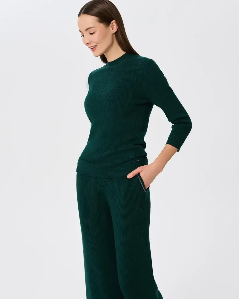 Елегантен кашмирен пуловер QUIET MOTION