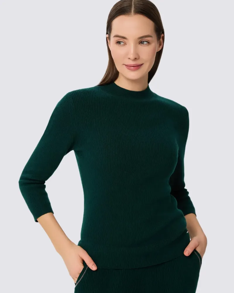 Елегантен кашмирен пуловер QUIET MOTION