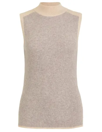 Кашмирен пуловер без ръкави URBAN BLOCK