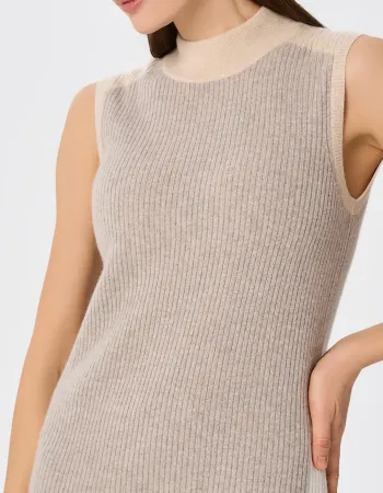 Кашмирен пуловер без ръкави URBAN BLOCK