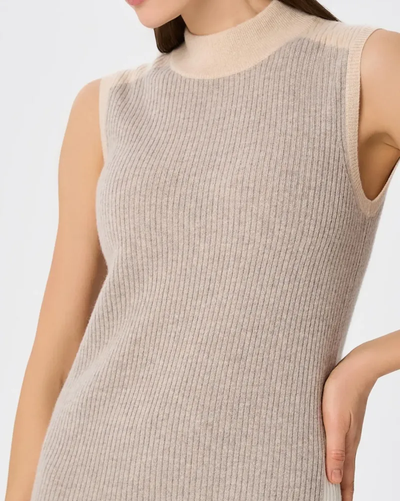 Кашмирен пуловер без ръкави URBAN BLOCK