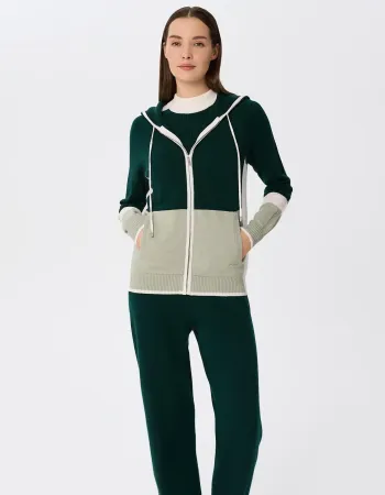 Кашмирен суитшърт URBAN BLOCK Green