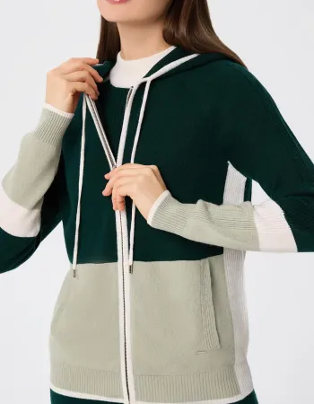 Кашмирен суитшърт URBAN BLOCK Green