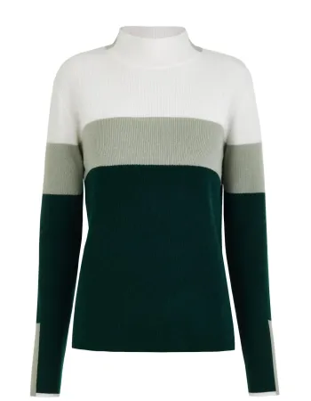 Кашмирен пуловер URBAN BLOCK Green