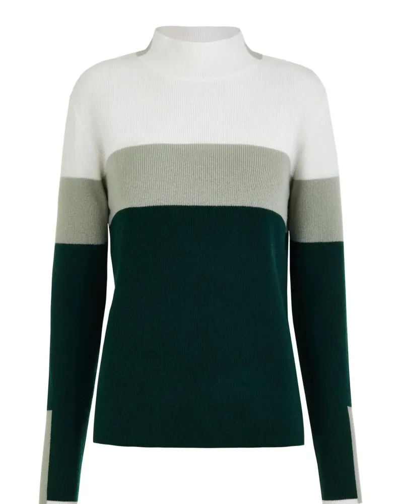 Кашмирен пуловер URBAN BLOCK Green