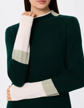 Кашмирена рокля URBAN BLOCK Green