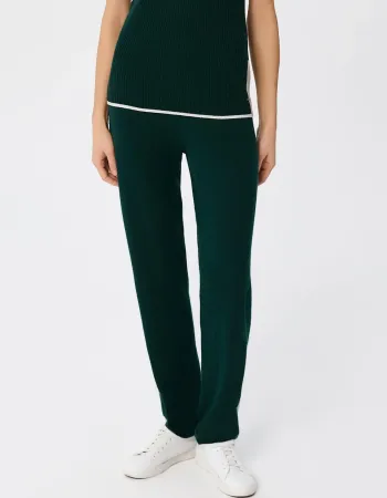 Кашмирен панталон URBAN BLOCK Green