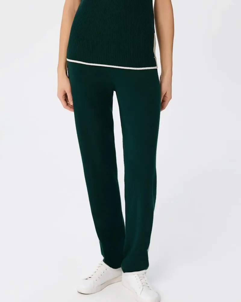 Кашмирен панталон URBAN BLOCK Green