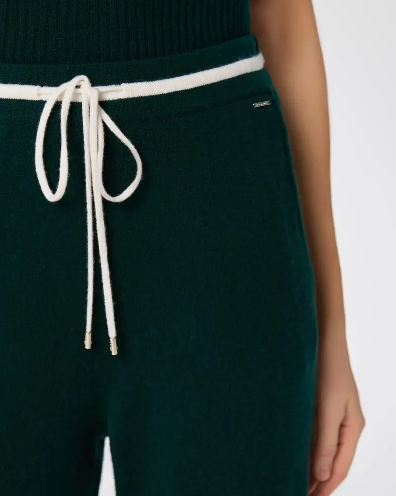 Кашмирен панталон URBAN BLOCK Green