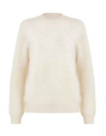 Пуловер от 100%  кашмир  CLOUDED LUXE екрю