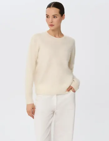 Пуловер от 100%  кашмир  CLOUDED LUXE екрю