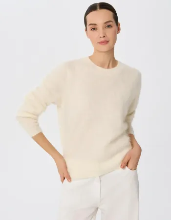 Пуловер от 100%  кашмир  CLOUDED LUXE екрю