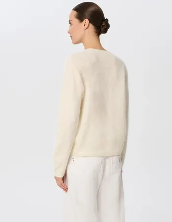 Пуловер от 100%  кашмир  CLOUDED LUXE екрю