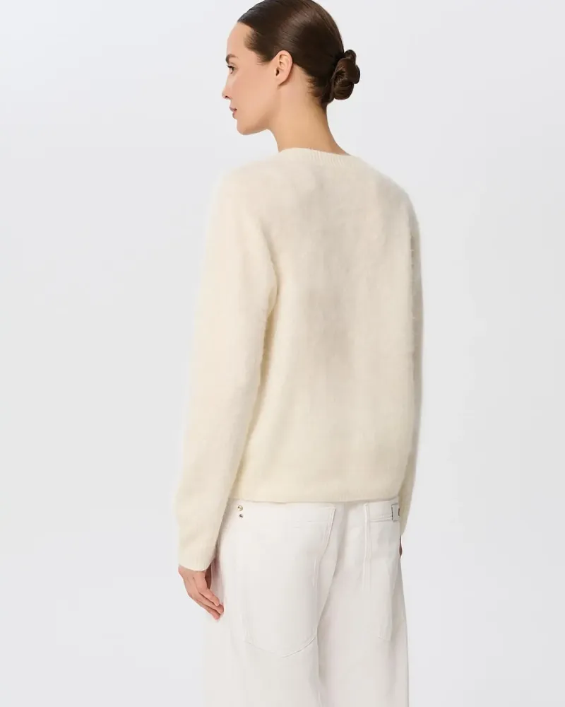 Пуловер от 100%  кашмир  CLOUDED LUXE екрю