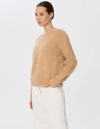 Пуловер от 100% кашмир CLOUDED LUXE  беж
