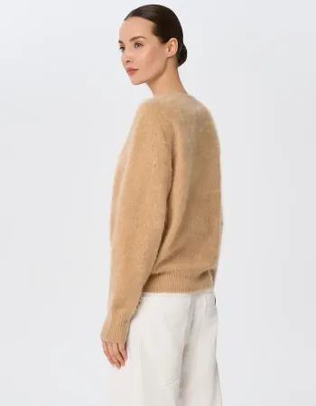 Пуловер от 100% кашмир CLOUDED LUXE  беж