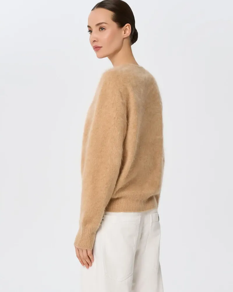 Пуловер от 100% кашмир CLOUDED LUXE  беж