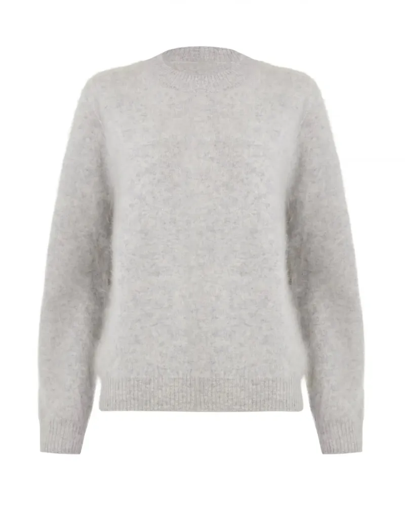 Пуловер от 100% кашмир CLOUDED LUXE  сив