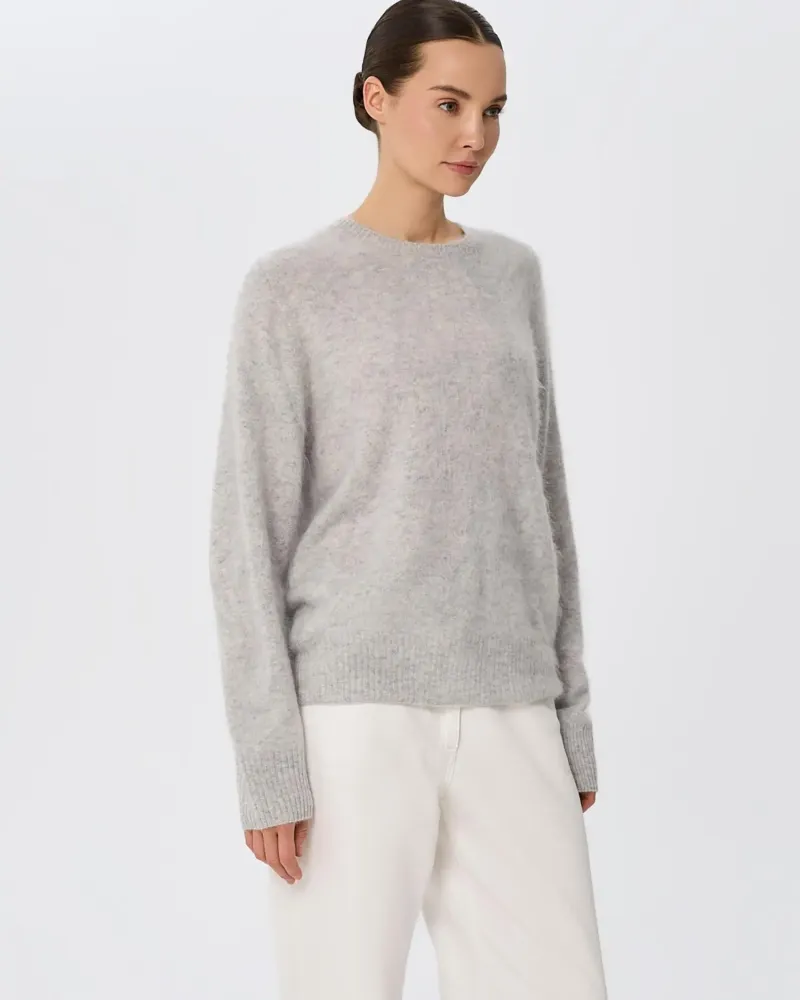 Пуловер от 100% кашмир CLOUDED LUXE  сив