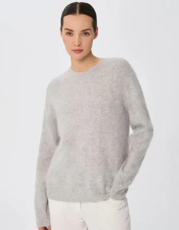 Пуловер от 100% кашмир CLOUDED LUXE  сив