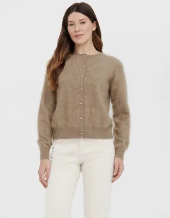 Жилетка 100% кашмир в беж CLOUDED LUXE
