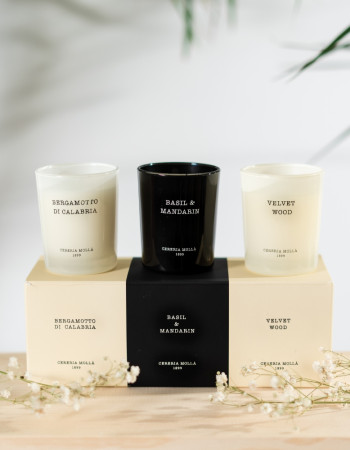 Луксозен подаръчен комплект свещи – Cereria Molla