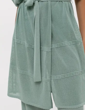 Жилетка без ръкав от коприна Palazzo Pearl MINT GREEN Жилетка без ръкав от коприна Palazzo Pearl MINT GREEN