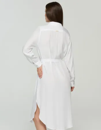 Елегантна риза рокля White