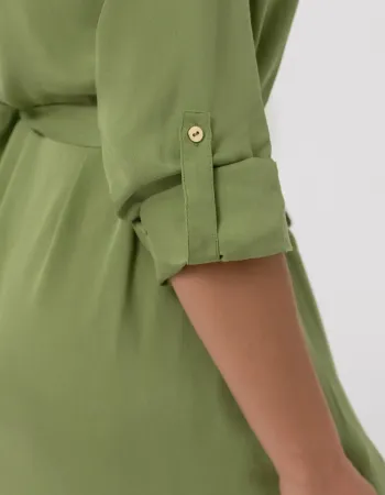Елегантна риза рокля Green