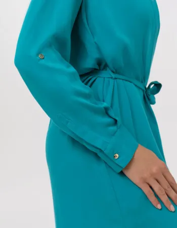 Елегантна риза рокля Turquoise Елегантна риза рокля Turquoise