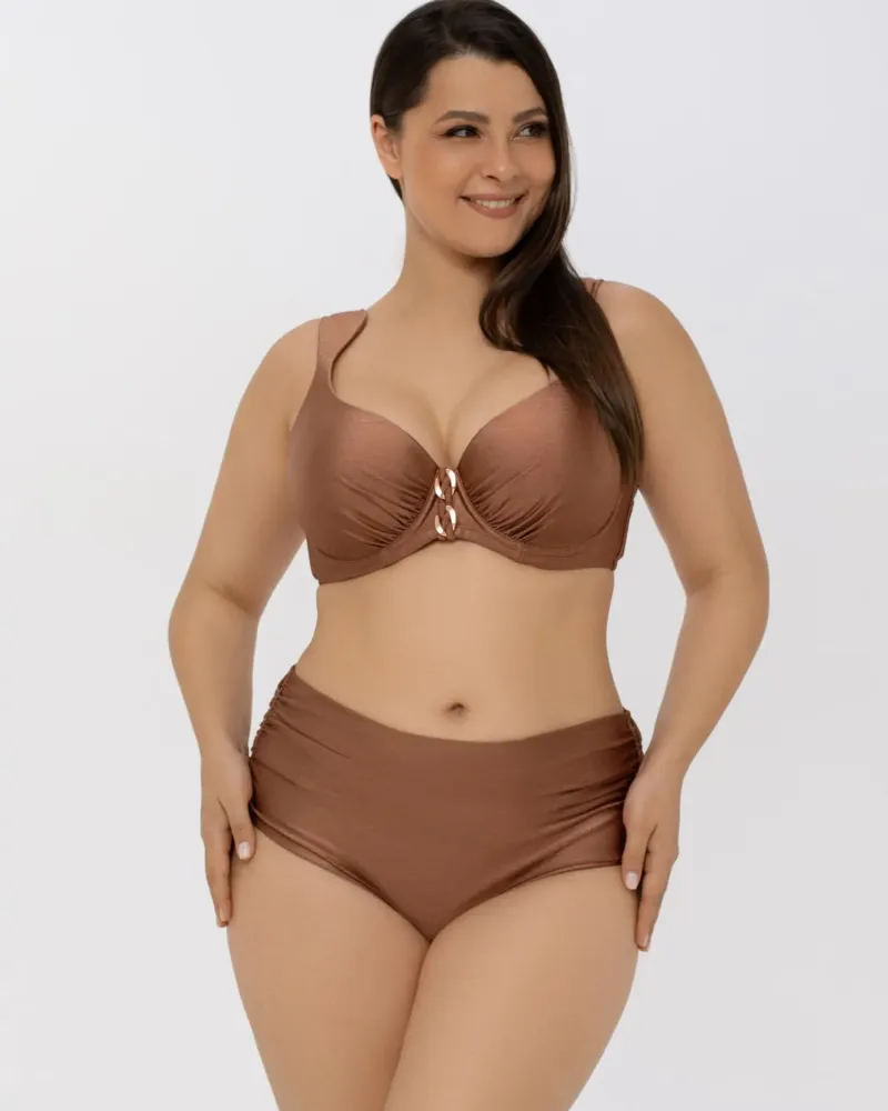 Долнище на бански с висока талия Soft Aesthetic