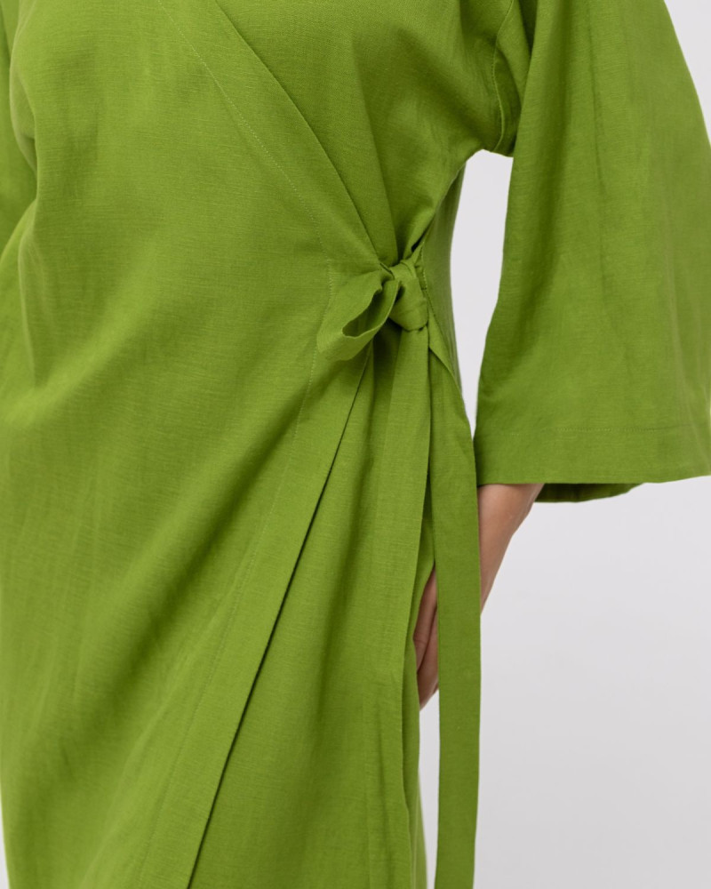 Ленено кимоно рокля Shiny Linen