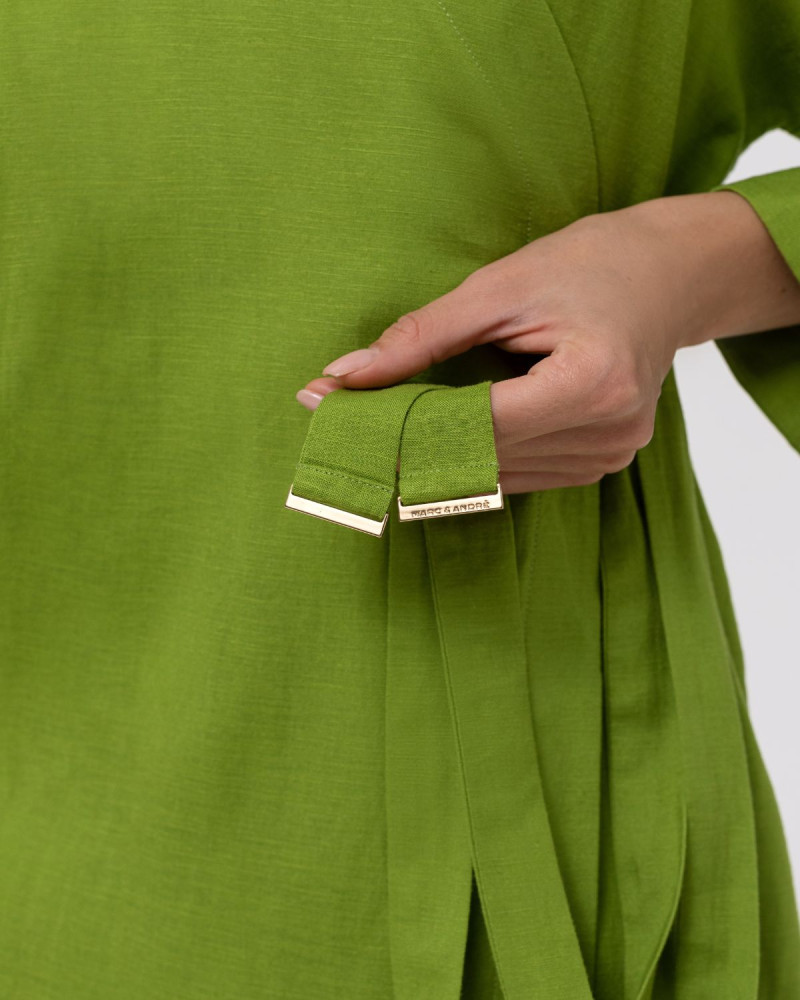 Ленено кимоно рокля Shiny Linen