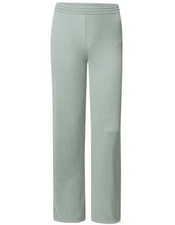 Луксозен плетен панталон с коприна Palazzo Pearl MINT GREEN Луксозен плетен панталон с коприна Palazzo Pearl MINT GREEN