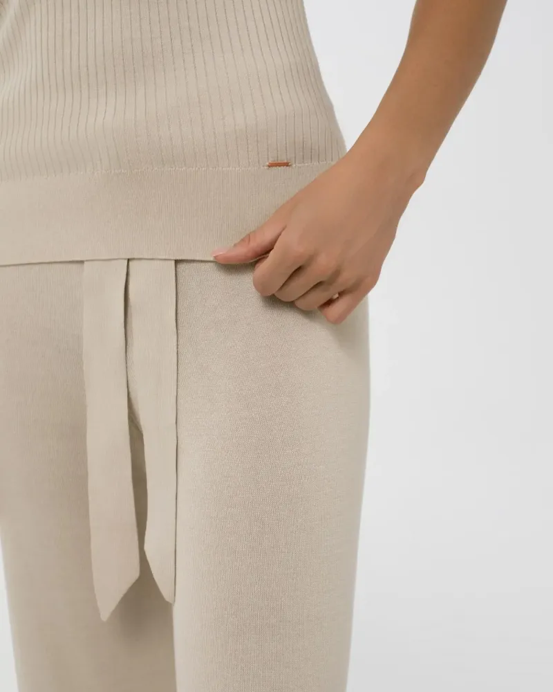 Панталон с коприна и вискоза Mellow Moments MOON MIST