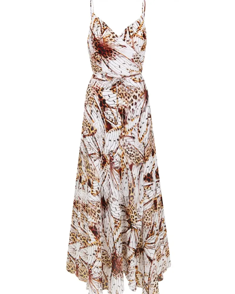 Лятна рокля тип „прегърни ме“ с коприна Stay Wild