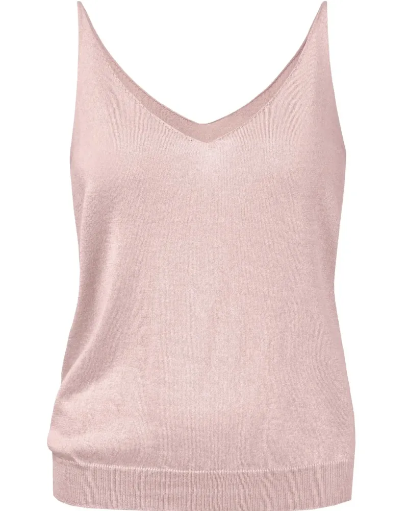 Елегантен топ  от коприна и кашмир ENDLESS BLISS BLUSH PINK