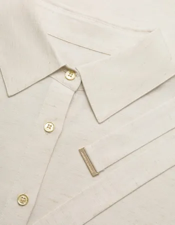 Елегантна ленена риза без ръкави  Shiny Linen