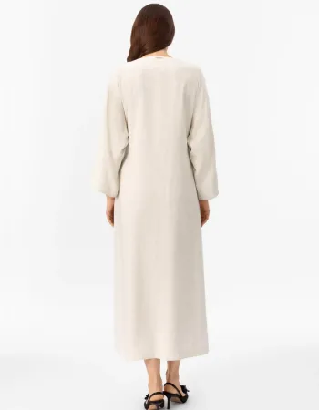 Дълго ленено кимоно Shiny Linen