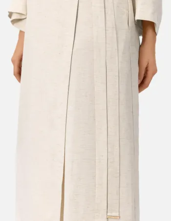 Дълго ленено кимоно Shiny Linen