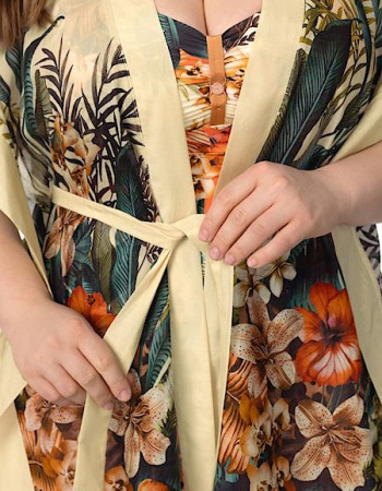 Лятна туника от памук и коприна ZEN GARDEN