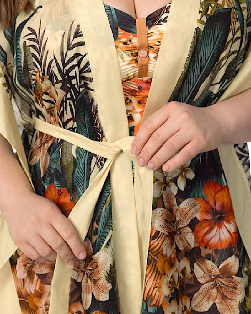 Лятна туника от памук и коприна ZEN GARDEN