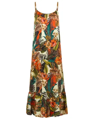 Лятна рокля с коприна ZEN GARDEN