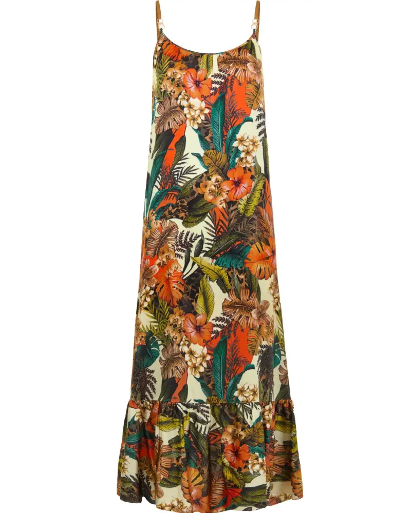 Лятна рокля с коприна ZEN GARDEN