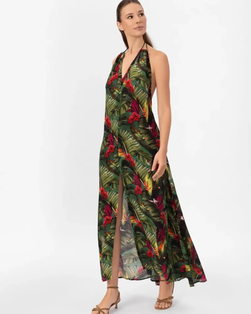 Рокля с отворен гръб WILD RHYTHM