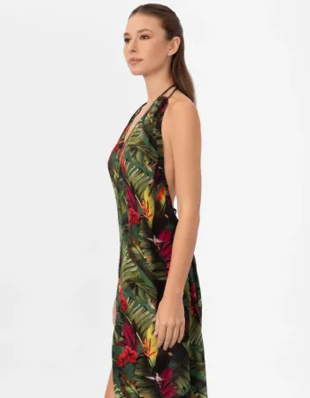 Рокля с отворен гръб WILD RHYTHM